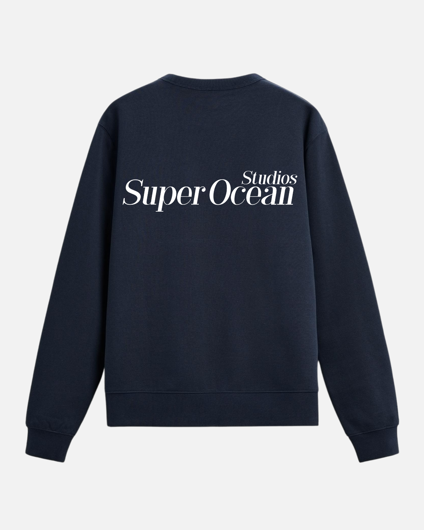 SOS Navy Crew Neck Sweatshirt